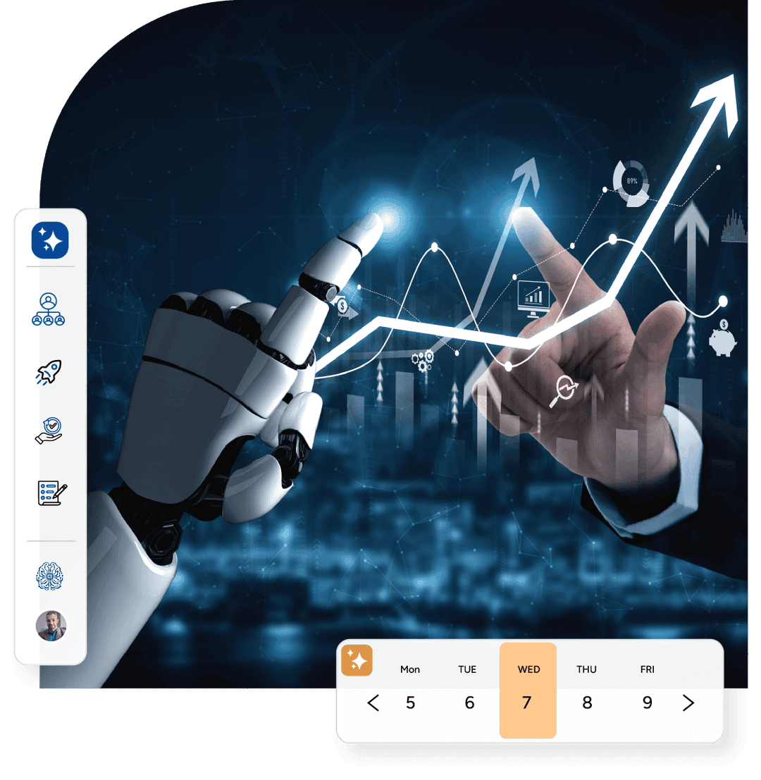 AI-powered resource forecasting analytics showing workforce data, trends, and planning insights