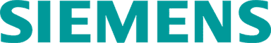 Siemens logo displayed as a featured enterprise client