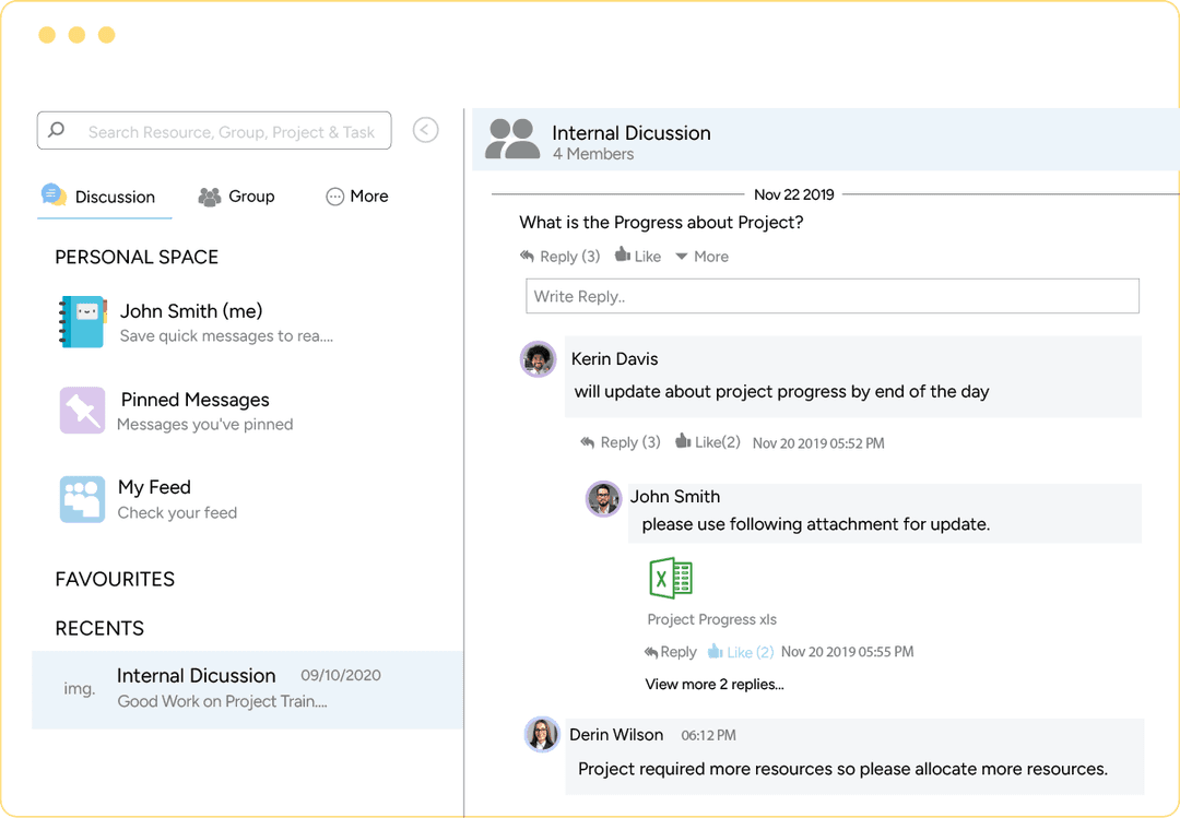 PSA team collaboration software unified screen