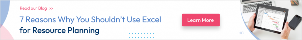Reasons to avoid Excel for resource planning