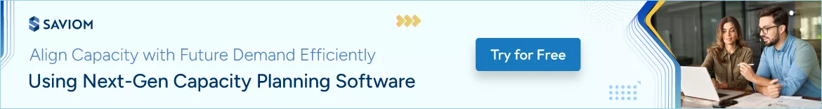 Banner displaying align capacity with future demand efficiently using next-gen capacity planning software