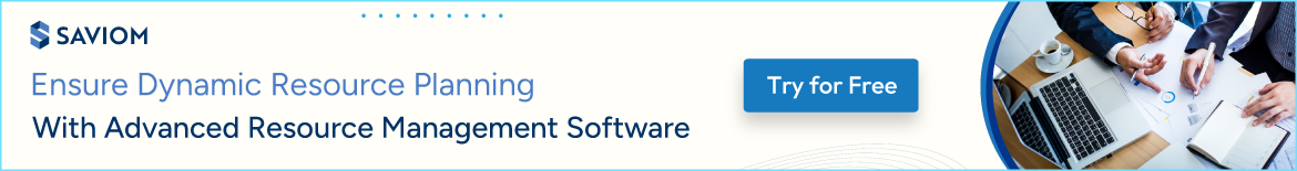 Banner showcasing ensure dynamic resource planning with advanced resource management software