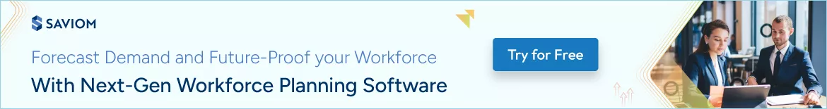 Banner displaying forecast demand and future-proof your workforce with next-gen workforce planning software