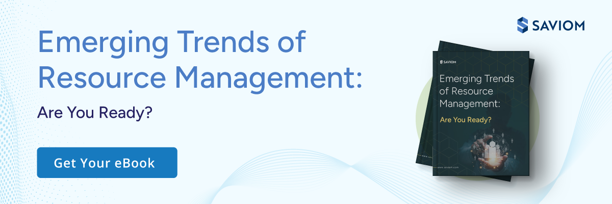 Banner displaying emerging trends of resource management guide 